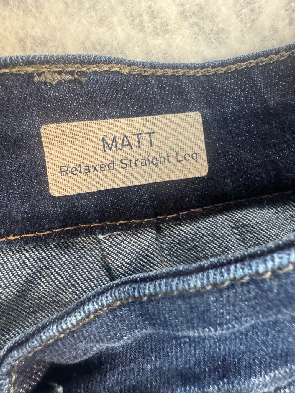 Mavi Matt Relaxed Straight Leg Jeans – Men’s 38x32 Dark Wash Stretch Denim - Picture 7 of 12